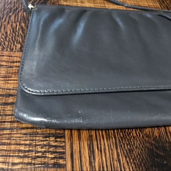 💜Dark Grey Purse/Agate Stone Necklace💜 - Picture 4 of 13